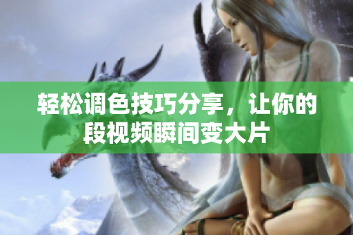 轻松调色技巧分享，让你的段视频瞬间变大片