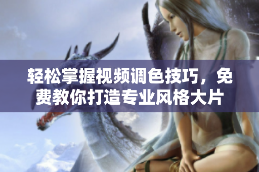 轻松掌握视频调色技巧，免费教你打造专业风格大片