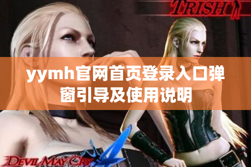 yymh官网首页登录入口弹窗引导及使用说明