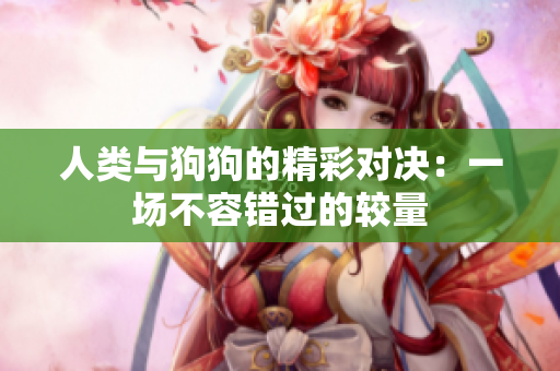 人类与狗狗的精彩对决：一场不容错过的较量