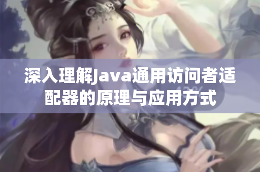 深入理解Java通用访问者适配器的原理与应用方式