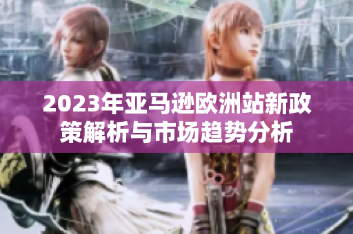 2023年亚马逊欧洲站新政策解析与市场趋势分析