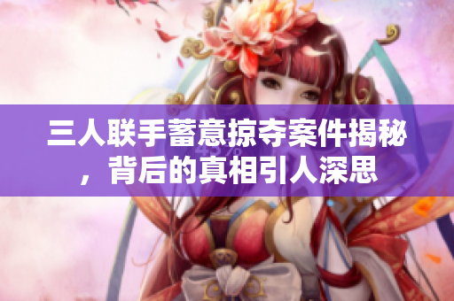 三人联手蓄意掠夺案件揭秘，背后的真相引人深思