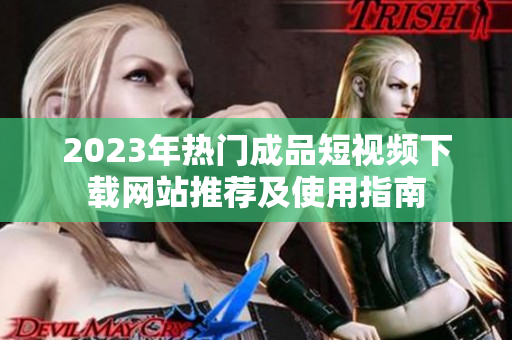 2023年热门成品短视频下载网站推荐及使用指南