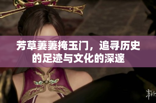 芳草萋萋掩玉门，追寻历史的足迹与文化的深邃
