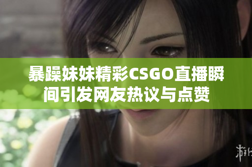 暴躁妹妹精彩CSGO直播瞬间引发网友热议与点赞