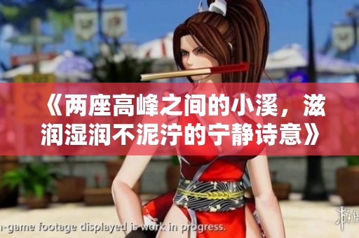 《两座高峰之间的小溪，滋润湿润不泥泞的宁静诗意》