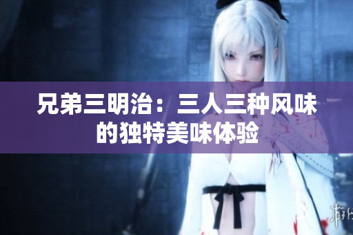 兄弟三明治：三人三种风味的独特美味体验