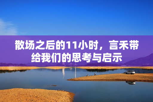 散场之后的11小时，言禾带给我们的思考与启示