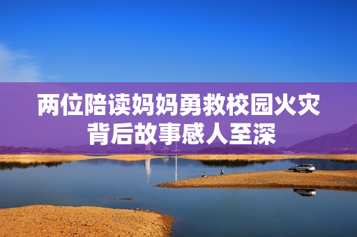 两位陪读妈妈勇救校园火灾 背后故事感人至深