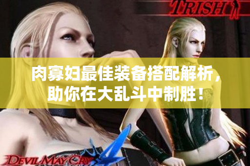 肉寡妇最佳装备搭配解析，助你在大乱斗中制胜！