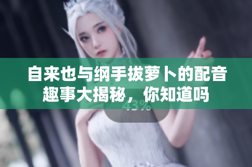 自来也与纲手拔萝卜的配音趣事大揭秘，你知道吗
