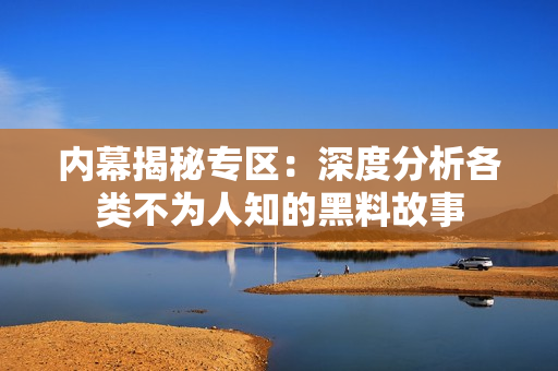 内幕揭秘专区：深度分析各类不为人知的黑料故事