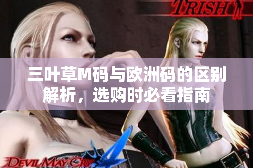三叶草M码与欧洲码的区别解析，选购时必看指南
