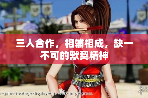 三人合作，相辅相成，缺一不可的默契精神