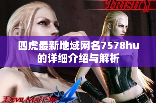 四虎最新地域网名7578hu的详细介绍与解析