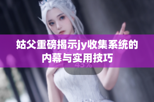 姑父重磅揭示jy收集系统的内幕与实用技巧