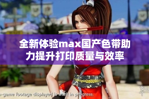 全新体验max国产色带助力提升打印质量与效率
