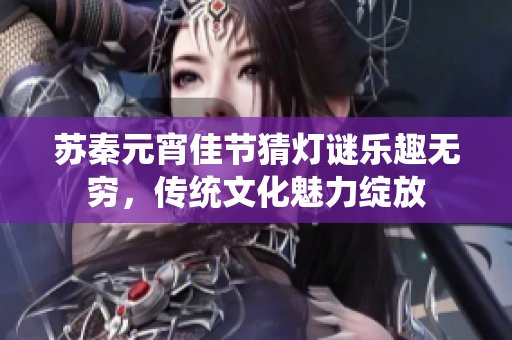 苏秦元宵佳节猜灯谜乐趣无穷，传统文化魅力绽放