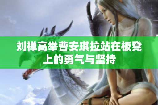 刘禅高举曹安琪拉站在板凳上的勇气与坚持