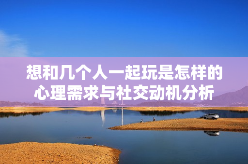 想和几个人一起玩是怎样的心理需求与社交动机分析