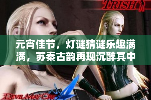 元宵佳节，灯谜猜谜乐趣满满，苏秦古韵再现沉醉其中