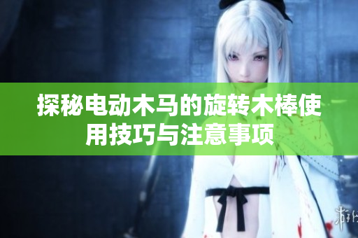 探秘电动木马的旋转木棒使用技巧与注意事项