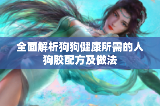 全面解析狗狗健康所需的人狗胶配方及做法