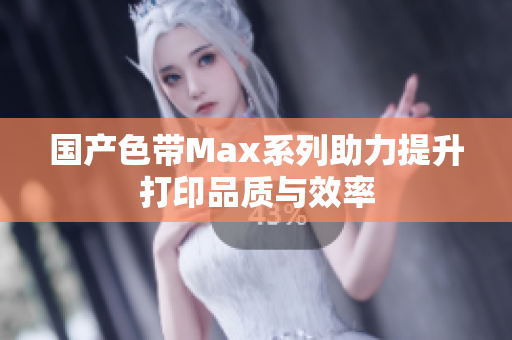 国产色带Max系列助力提升打印品质与效率