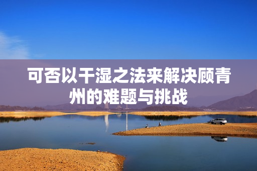 可否以干湿之法来解决顾青州的难题与挑战
