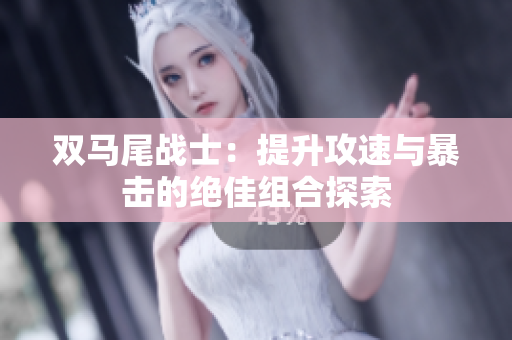 双马尾战士：提升攻速与暴击的绝佳组合探索