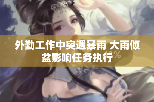 外勤工作中突遇暴雨 大雨倾盆影响任务执行