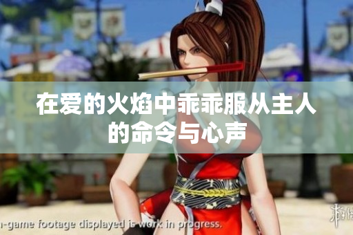 在爱的火焰中乖乖服从主人的命令与心声