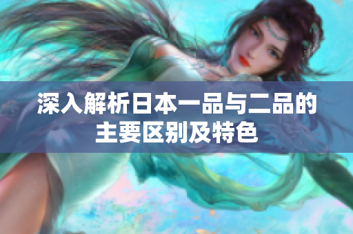 深入解析日本一品与二品的主要区别及特色