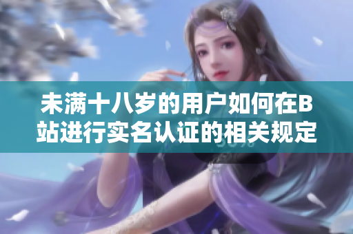 未满十八岁的用户如何在B站进行实名认证的相关规定与攻略