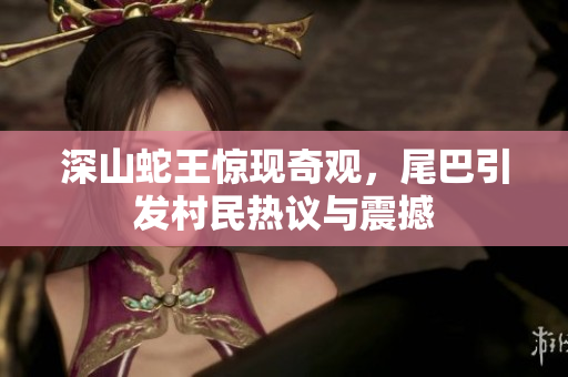 深山蛇王惊现奇观，尾巴引发村民热议与震撼