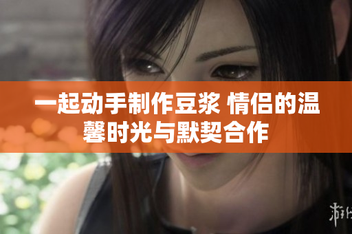 一起动手制作豆浆 情侣的温馨时光与默契合作