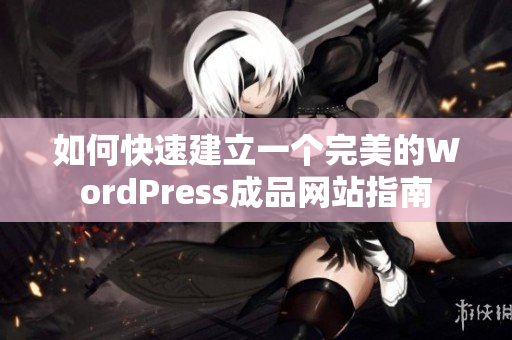 如何快速建立一个完美的WordPress成品网站指南