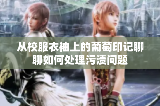 从校服衣袖上的葡萄印记聊聊如何处理污渍问题