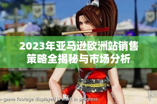 2023年亚马逊欧洲站销售策略全揭秘与市场分析