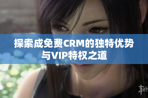 探索成免费CRM的独特优势与VIP特权之道