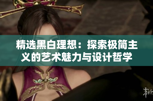 精选黑白理想：探索极简主义的艺术魅力与设计哲学
