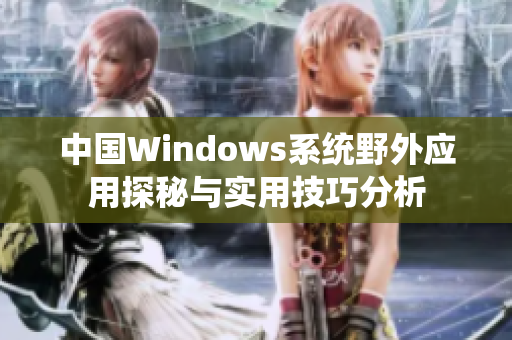 中国Windows系统野外应用探秘与实用技巧分析