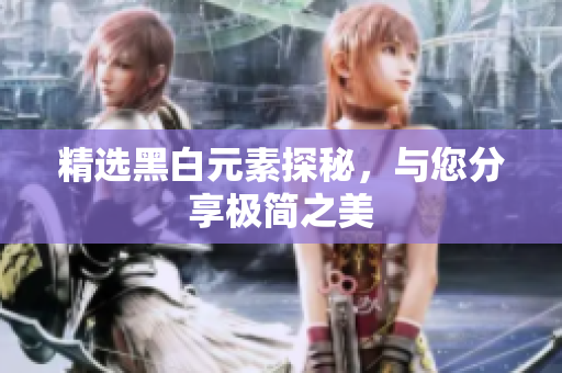 精选黑白元素探秘，与您分享极简之美
