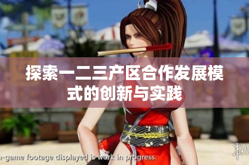 探索一二三产区合作发展模式的创新与实践
