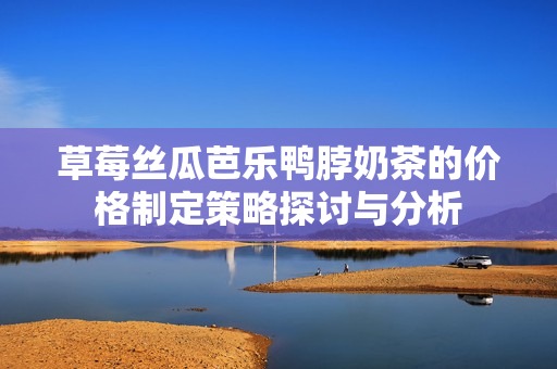 草莓丝瓜芭乐鸭脖奶茶的价格制定策略探讨与分析