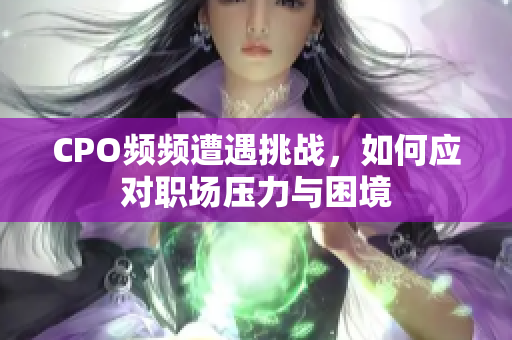CPO频频遭遇挑战，如何应对职场压力与困境
