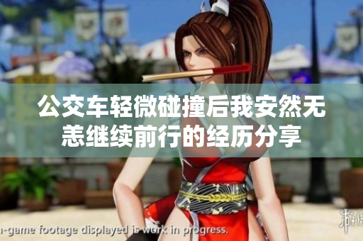 公交车轻微碰撞后我安然无恙继续前行的经历分享