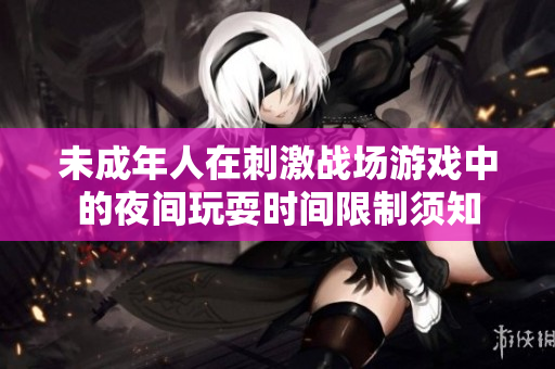 未成年人在刺激战场游戏中的夜间玩耍时间限制须知