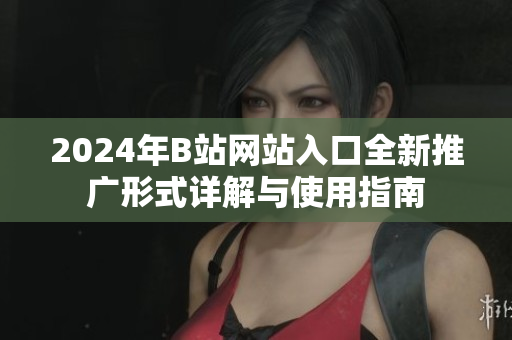 2024年B站网站入口全新推广形式详解与使用指南